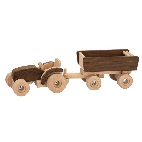 Tracteur avec remorque