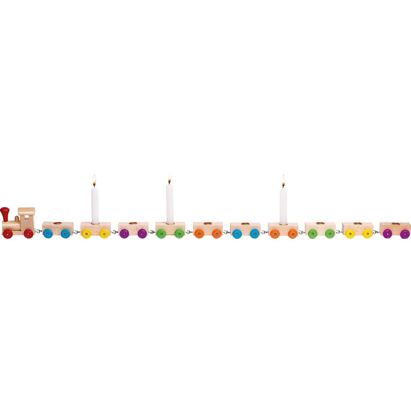 Set de 1 Train anniversaire - jouet à l'ancienne