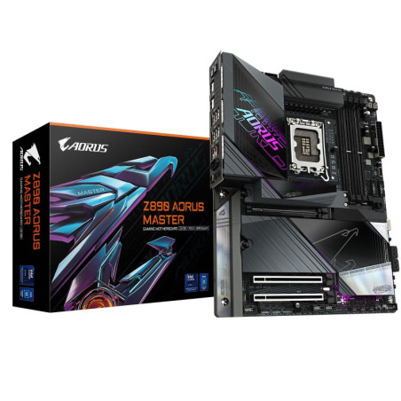 Cartes mères - GIGABYTE - Carte mère Z890 AORUS MASTER - Prend en charge les processeurs Intel Core Ultra (Série 2), VRM à 18+1+