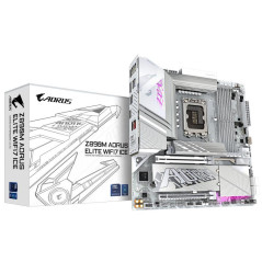 Cartes mères - GIGABYTE - Carte mère Z890M AORUS ELITE WIFI7 ICE - Prend en charge les processeurs Intel Core Ultra (Série 2), V