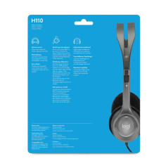 Écouteurs/casques - Logitech - H110 headset | Soul Rebel E-Shop