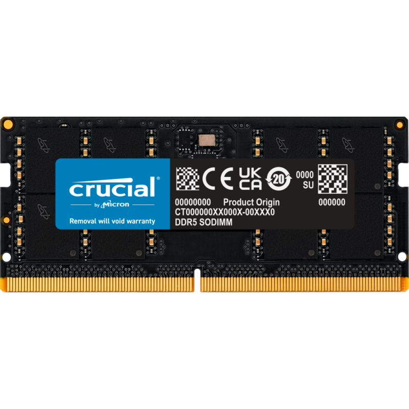 CRUCIAL SODIMM 8G (1x8G) DDR5-5600 *CT8G56C46S5T