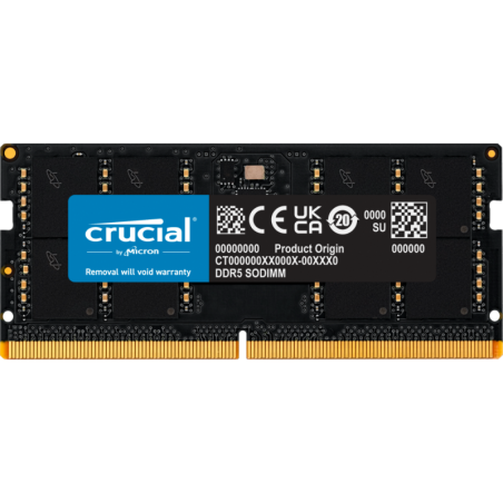CRUCIAL SODIMM 8G (1x8G) DDR5-5600 *CT8G56C46S5T
