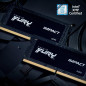 Modules de mémoire - Kingston Technology - 16GB 6400MT/s DDR5 CL38 SODIMM FURY Impact XMP