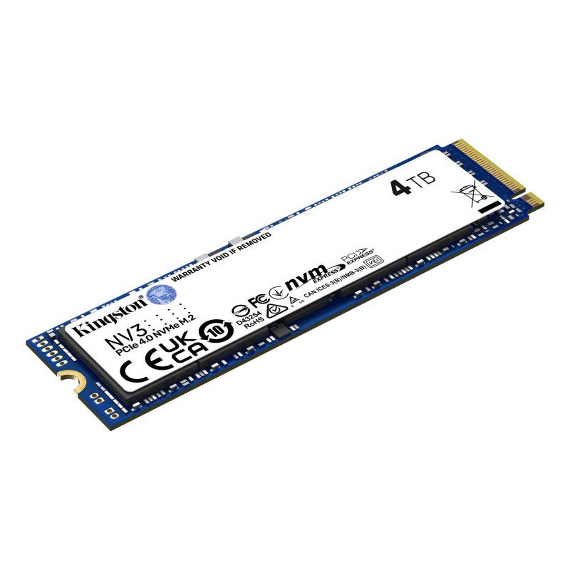 Disques SSD - Kingston Technology - 4000G NV3 M.2 2280 NVMe SSD