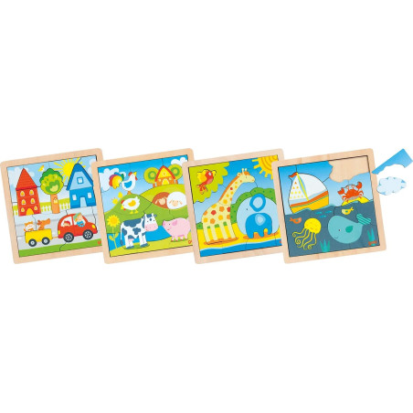 Assortiment de 8 puzzles - Jouet à l'ancienne - Disponible sur Soul Rebel E-Shop