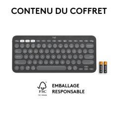 Claviers - Logitech - Pebble Keys 2 K380s | Soul Rebel E-Shop