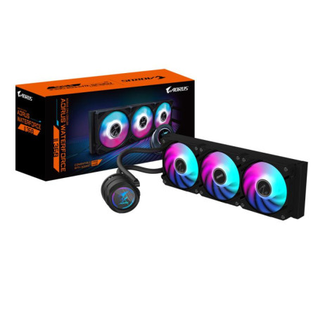 Systèmes de refroidissement d’ordinateur - GIGABYTE - AORUS WATERFORCE II 360 AIO Refroidisseur liquide pour processeur - 3x ven