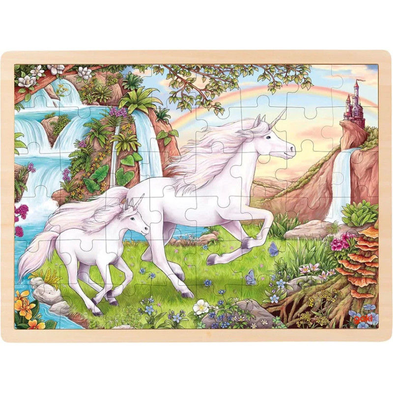 pièce 1 Puzzle, licorne - jouet à l'ancienne