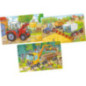 Set de 1 Assortiment de puzzles, véhicules - jouet à l'ancienne