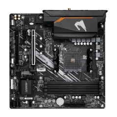 Cartes mères - GIGABYTE - B550M AORUS ELITE AX Carte mère - Processeurs AMD Ryzen 5000, VRM 5+3 phases, jusqu'à 4733 MHz DDR4, 1