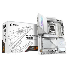 Cartes mères - GIGABYTE - X870E AORUS PRO ICE Carte Mère - Prend en charge les processeurs AMD Ryzen 9000, 16+2+2 Phases VRM Dig