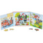pièce 1 Livre puzzle, pompiers - jouet à l'ancienne