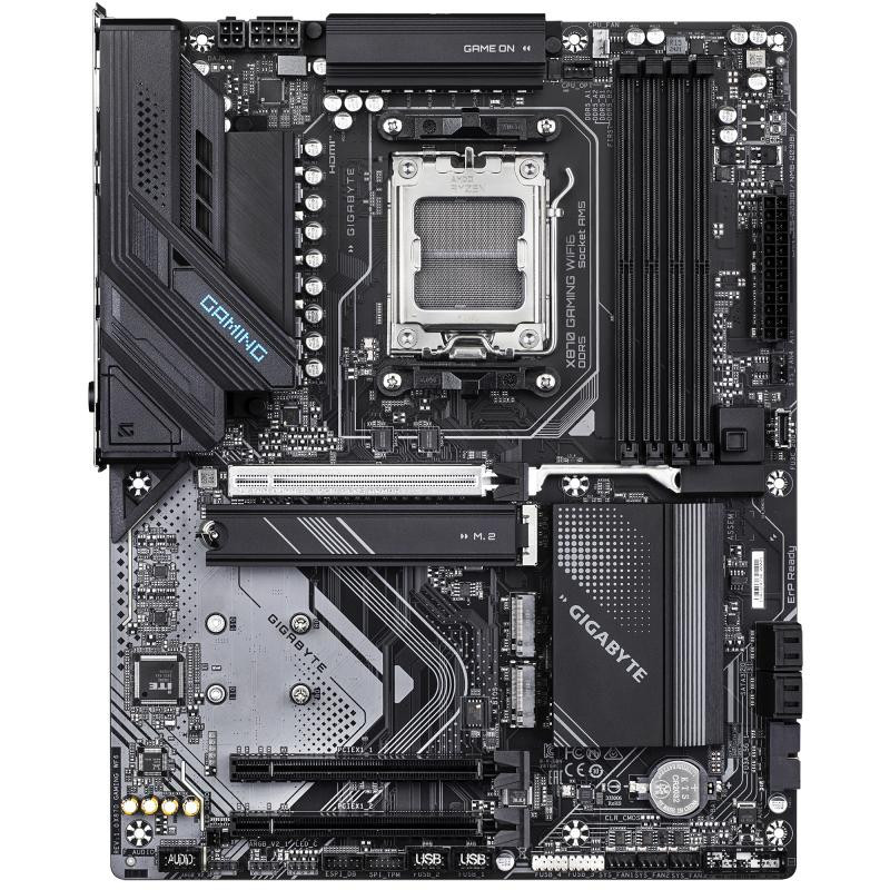 Cartes mères - GIGABYTE - X870 GAMING WIFI6 Carte Mère - Prend en charge les processeurs AMD Ryzen 9000, 8+2+2 phases VRM, jusqu