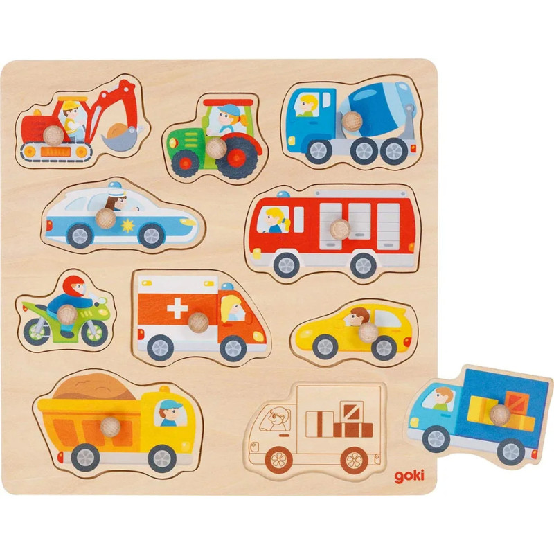 pièce 1 Puzzle avec images cachées, véhicule - jouet à l'ancienne