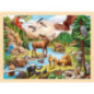 pièce 1 Puzzle, animaux d'Amérique du Nord - jouet à l'ancienne