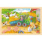 pièce 1 Puzzle, petit tracteur - jouet à l'ancienne