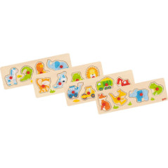 Assortiment de puzzles à encastrements - Jouet à l'ancienne - Disponible sur Soul Rebel E-Shop