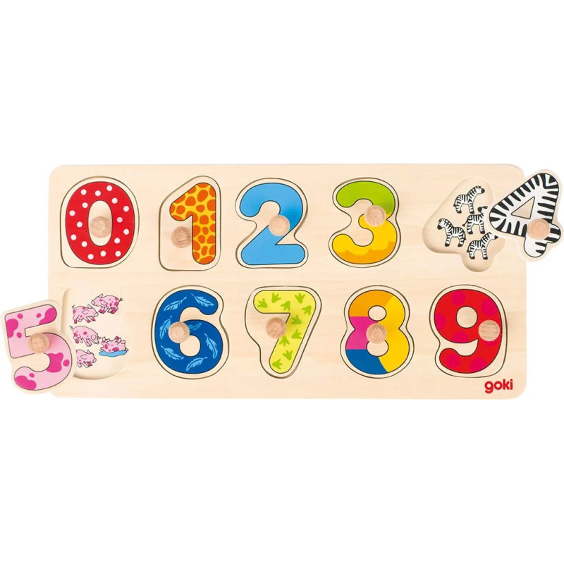 pièce 1 Puzzle avec images cachées, apprendre à compter - jouet à l'ancienne