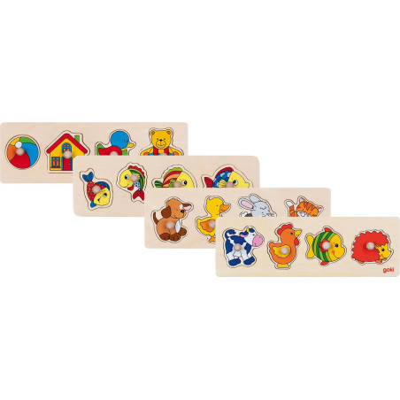 Assortiment de puzzles à encastrements - Jouet à l'ancienne - Disponible sur Soul Rebel E-Shop