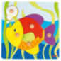 pièce 1 Puzzle à encastrements, poisson - jouet à l'ancienne