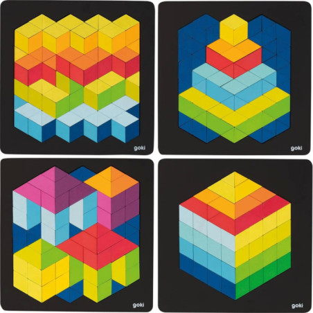 Assortiment de puzzles 3D - Jouet à l'ancienne - Disponible sur Soul Rebel E-Shop