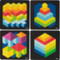 Display de 8 Assortiment de puzzles 3D - jouet à l'ancienne