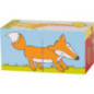 pièce 1 Puzzle de cubes, animaux - jouet à l'ancienne