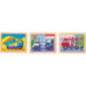 Display de 9 Assortiment de puzzles, les métiers - jouet à l'ancienne