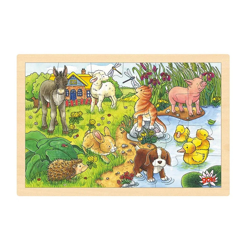 pièce 1 Puzzle, bébés animaux II - jouet à l'ancienne