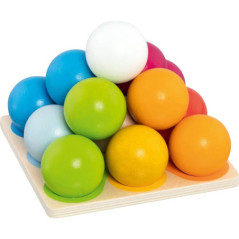 Pyramide de boules à trier et à empiler - Jouet à l'ancienne - Disponible sur Soul Rebel E-Shop