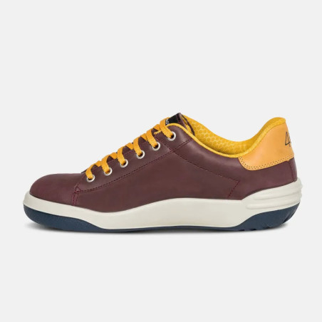 Low safety shoes - Jamma - Men - EN ISO 20345 - S3 SRC - Wine