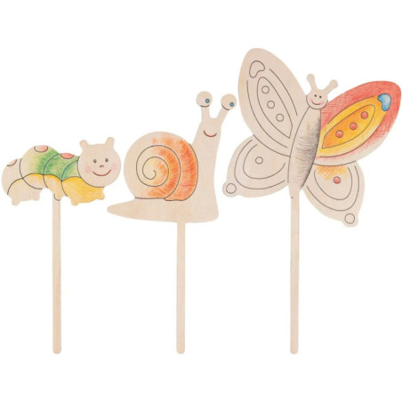 Décorations pour pot de fleurs à colorier - Jouet à l'ancienne - Disponible sur Soul Rebel E-Shop
