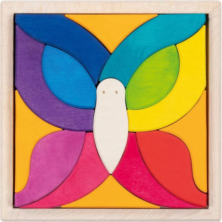 Mosaique papillon Mariposa - Jouet à l'ancienne - Disponible sur Soul Rebel E-Shop