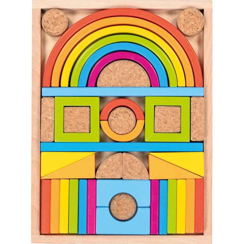 pièce 1 Jeu de construction coloré - jouet à l'ancienne