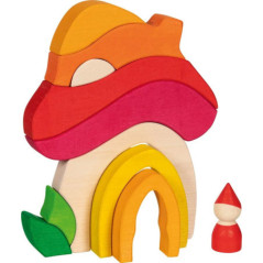 Maison champignon - Jouet à l'ancienne - Disponible sur Soul Rebel E-Shop