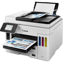 Imprimantes multifonctions - Canon - Imprimante jet d'encre MegaTank multifonction rechargeable couleur sans fil MAXIFY GX7050 |