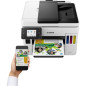 Imprimantes multifonctions - Canon - Imprimante jet d'encre MegaTank multifonction rechargeable couleur sans fil MAXIFY GX7050