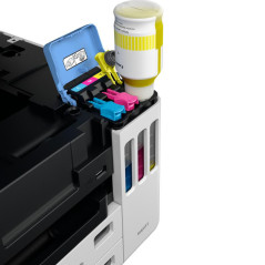 Imprimantes multifonctions - Canon - Imprimante jet d'encre MegaTank multifonction rechargeable couleur sans fil MAXIFY GX7050 |