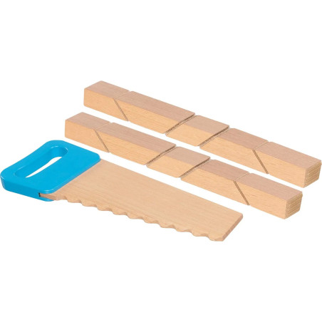 Blocs de construction à scratch avec scie - Jouet à l'ancienne - Disponible sur Soul Rebel E-Shop