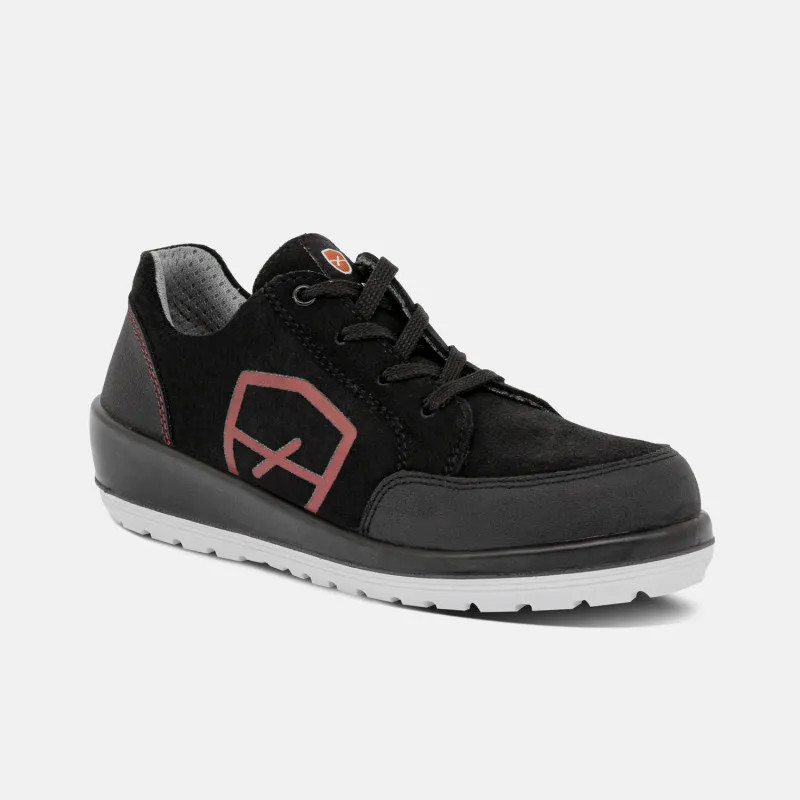 Belina Women's Low Safety Shoes - EN ISO 20345 - S3 SRC - Black/Pink