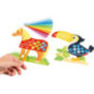 Set de 1 Kit d´images, animaux à tisser et tresser - jouet à l'ancienne