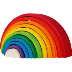 Jeu de construction arc-en-ciel - Jouet à l'ancienne - Disponible sur Soul Rebel E-Shop