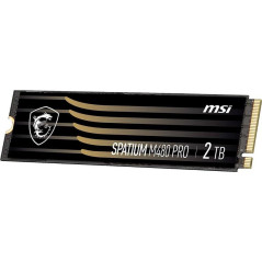 Disques SSD - MSI - SPATIUM M480 PRO PCIE 4.0 NVME M.2 2TB | Soul Rebel E-Shop