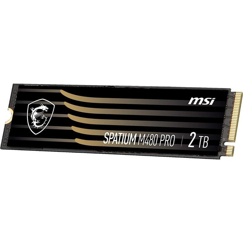 Disques SSD - MSI - SPATIUM M480 PRO PCIE 4.0 NVME M.2 2TB