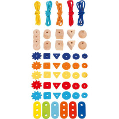 Mon jeu d´enfilage multicolore - Jouet à l'ancienne - Disponible sur Soul Rebel E-Shop
