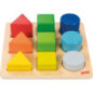 pièce 1 Assortir les formes et les couleurs - jouet à l'ancienne
