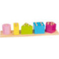 pièce 1 Assortir les formes et les couleurs - jouet à l'ancienne