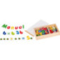 Set de 1 Aimants alphabet et chiffres - jouet à l'ancienne