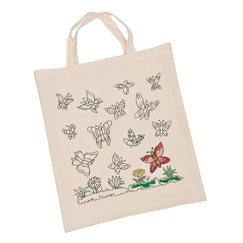 Set de 6 Sac en coton, Papillons - jouet à l'ancienne